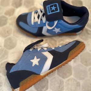 Converse Blue and White Sneakers